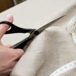 Natural Raw Linen Fabric - Image 2