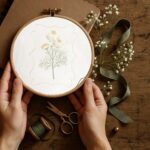 "Chamomile Flowers” Embroidery Kit - Image 2