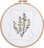 "Thyme” Embroidery Kit